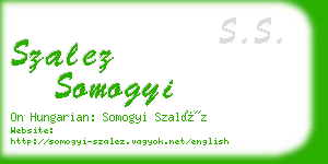 szalez somogyi business card